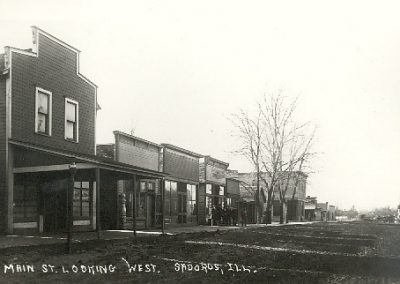 Historic Main Street, Sadorus, Illinois